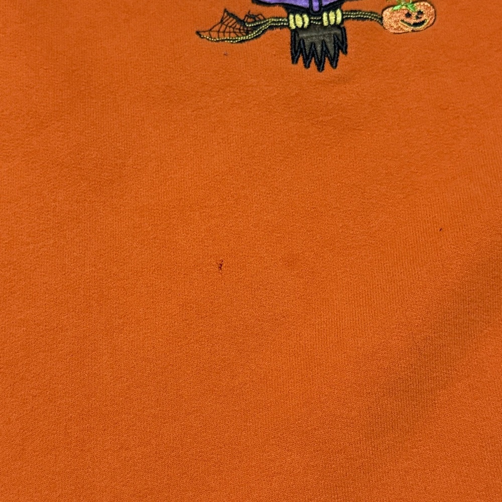 Vintage 90s Halloween witch and ghost crewneck Sweatshirt - Picture 6 of 6